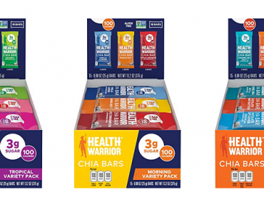 Health Warrior Chia Bars (15 Count) Starting at $10.48 Shipped on Amazon!
