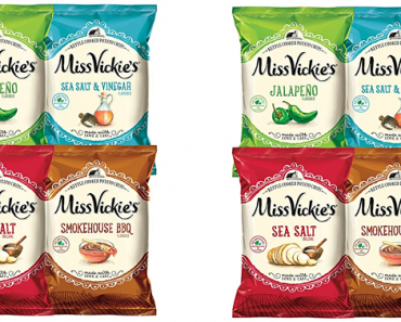 Miss Vickie’s Kettle Cooked Potato Chip Variety Pack, 28 Count Only $11.87 Shipped!