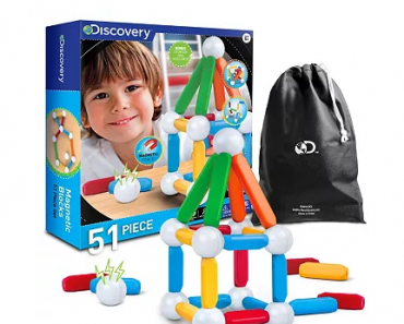 Macy’s: Discovery Kids Toy Magnetic Building Blocks 51 Piece STEM Set Only $28.99 + FREE Shipping! (Reg $74.00)