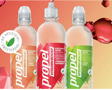 Propel Vitamin Boost, Strawberry Raspberry, 20 oz, 12 Count Only $6.29 Shipped!