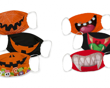 Zulily: Halloween Reusable Face Masks 3 Pack Only $14.99!