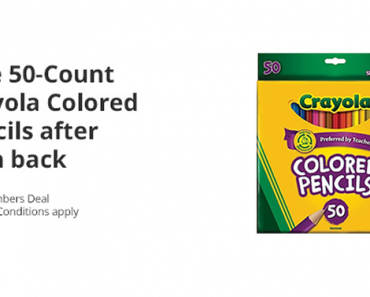 Awesome Freebie! Get a FREE Colored Pencils from Staples and TopCashBack!