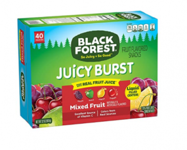 Black Forest Fruit Snacks Juicy Bursts, Mixed Fruit (40 Count) Only $5.66 Shipped!