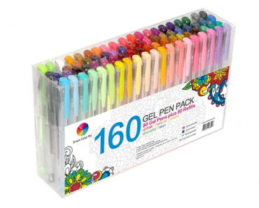 Smart Color Art 80 Colors Gel Pens with 80 Refills Set – Just $17.99! Great reviews!