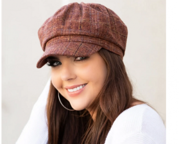 Tweed Page Boy Hats Only $12.99 Shipped! 3 Colors to Choose From!