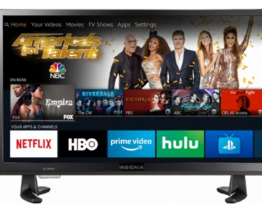Insignia 24” LED – 720p Smart HDTV Fire TV Edition – Just $99.99!