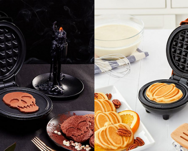 Bed Bath & Beyond: Dash Skull or Pumpkin Mini Waffle Maker Only $7.99!