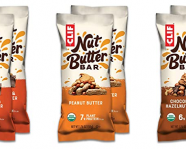 Clif Bar Nut Butter Bar – Organic Snack Bars – Variety Pack (12 Count) Only $12.78 Shipped!