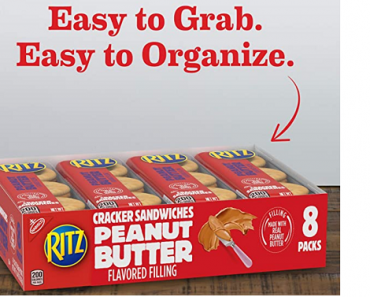 RITZ Peanut Butter Sandwich Crackers, 8 – Packs (6 Boxes) Only $12.26 Shipped!