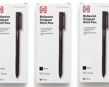 Tru Red Ballpoint Pen (12 Count) Only $0.97 Shipped! Red, Blue & Black Available!