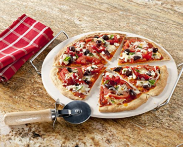 Nordic Ware Tan Pizza Stone Set Only $11.39! (Reg. $18) Great Reviews!
