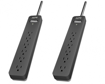 APC Surge Protector Power Strip, 6 Outlet Only $7.99! Today Only!