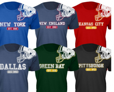 Men’s Football Helmet T-Shirts Only $14.99 Shipped! (Reg. $45)