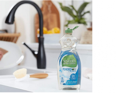 Seventh Generation Dish Liquid Soap, Free & Clear (Pack of 6) Only $13.36 Shipped! That’s Only $2.23 Each!