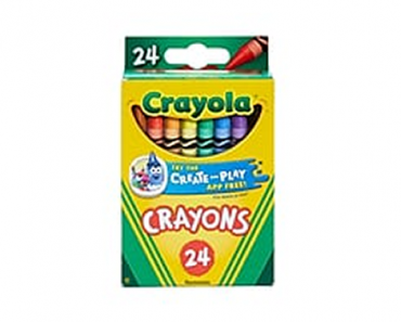 Crayola Crayons – 24 Count Box – Just $.50! Free shipping!