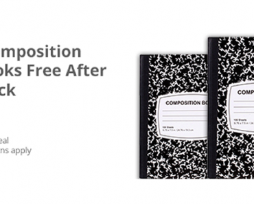 Awesome Freebie! Get 8 FREE Composition Notebooks from Dollar Tree and TopCashBack!