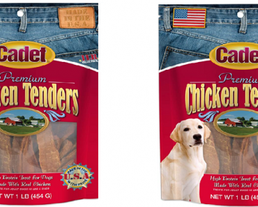 Cadet Premium Gourmet Chicken Tenders Dog Treats Only $5.66! Great Reviews!
