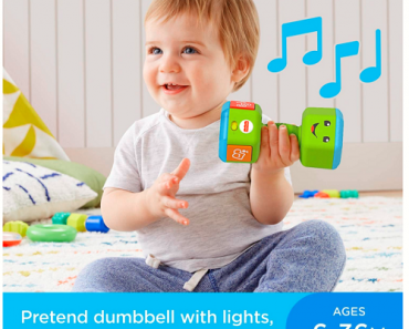 Fisher-Price Laugh & Learn Countin’ Reps Dumbbell Only $7.88!!