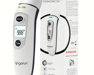 Vigorun Medical Forehead and Ear Thermometer Only $21.59 Shipped with code! (Reg. $40.99)
