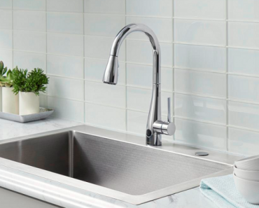Glacier Bay Nottely Touchless Single-Handle Pull-Down Kitchen Faucet in Chrome Only $108 Shipped! (Reg. $169)