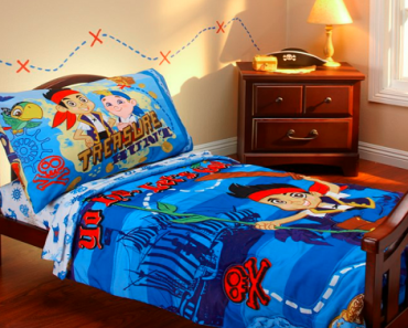 Disney Jake & the Neverland Pirates 4-Piece Toddler Bedding Set Only $25.20 Shipped! (Reg.$56.99)$