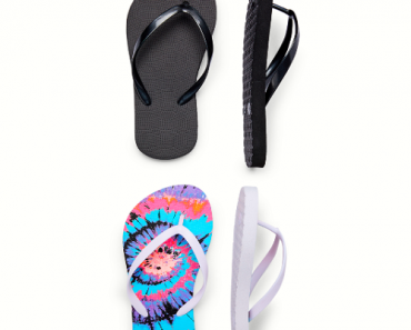 Time and Tru 2-pack Flip Flops Only $2 (Only a Dollar a pair!)