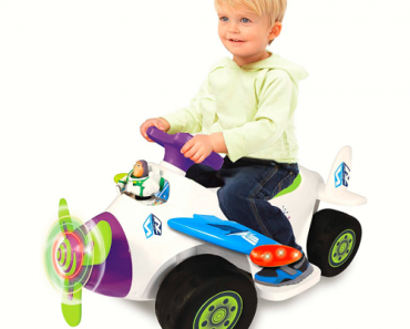 Kiddieland Disney Toy Story 4 Buzz Lightyear Battery-Powered Ride-On Airplane Only $60.14 Shipped! (Reg. $100)