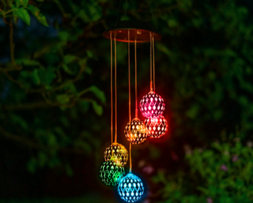 Color Changing LED Solar Wind Chime | 2 Styles Only $16.99 + FREE Shipping! (Reg. $30)