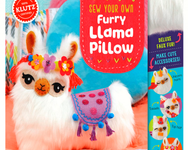 Klutz Sew Your Own Furry Llama Pillow Sewing & Craft Kit Only $13.60! (Reg. $21.99)