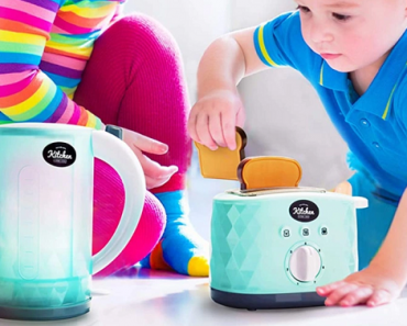 Infunbebe Jeeves Jr. Kids Toy Kettle & Toaster Set Only $13.99!