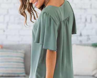 Waterfall Sleeve Tunic – Only $19.99!