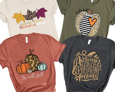 Fall Women’s Graphic Tees – Only $16.99!