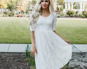 Fall Sweetheart Lace Dress – Only $24.99!