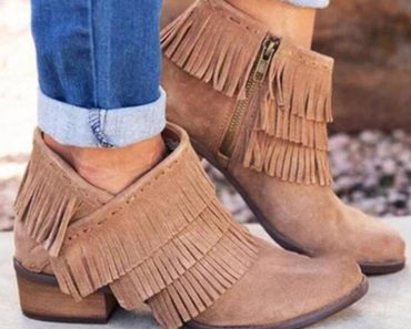 Fringe Booties – Only $24.99!