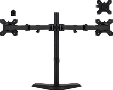 Mount-It! Dual Monitor Desk Stand (Black) – Only $50.99 Mount-It! Dual Monitor Desk Stand (Black) – Only $50.99