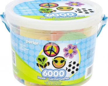 Perler Multi Mix Assorted Fuse Bead Bucket, 6000 Pieces – Only $8.82!