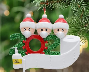 Personalized Quarantine Family 2020 Christmas Ornament Starting at Only $13.99!
