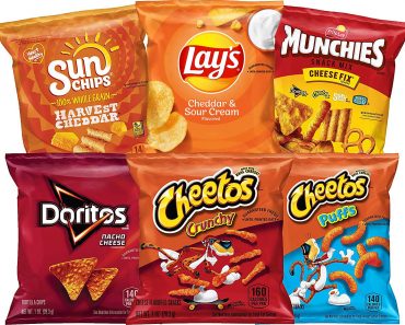 Prime Members: Frito Lay Cheesy Mix Variety Pack, 40 Count Only $11.88!