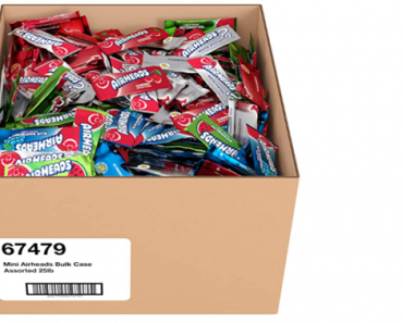 Airheads Candy Mini Bars, Individually Wrapped, 25 Pounds Only $25.29 Shipped! Get Now for Halloween!