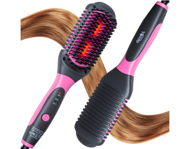 Hair Straightener Brush, Straightening & Curling 3 IN 1 – Just $24.99!