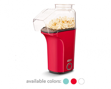 Dash Hot Air Popcorn Popper Maker with Measuring Cup to Melt Butter – Just $19.99!