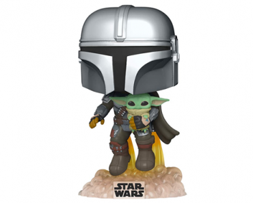 Funko POP! Star Wars: The Mandalorian – Mandalorian Flying with The Child Pre-Order $8.99!