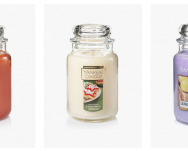 Save up to 25% off select Yankee Candle Company Large Jar Candles!