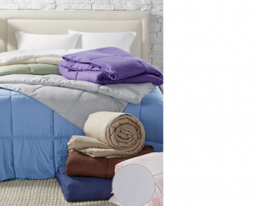 Royal Luxe Lightweight Microfiber Color Down Alternative Comforters (All Sizes Available) Only $19.99! (Reg. $130)