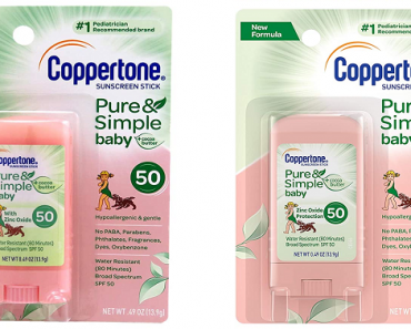 Coppertone Pure & Simple Baby SPF 50 Sunscreen Stick Only $3.66 Shipped!