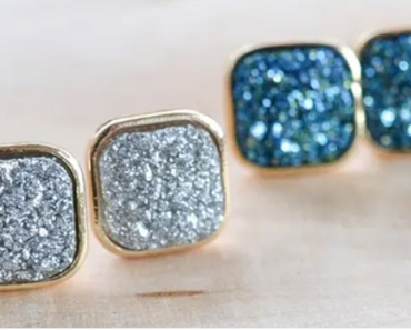 Sparkling Druzy Stud Earrings Only $6.99 Shipped!