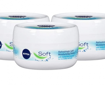 NIVEA Soft Moisturizing Crème- Pack of 3 Only $10.29 Shipped!