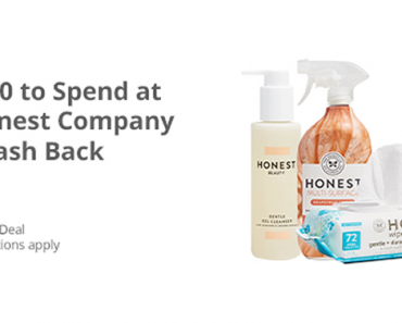 Get An Awesome Freebie! Get a FREE $20.00 to spend at The Honest Company from TopCashBack!