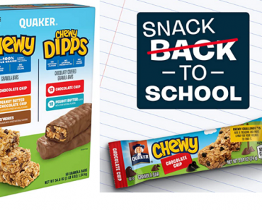 Quaker Chewy Granola Bars Chewy & Dipps Variety Pack (58 Count) Only $8.44 Shipped!