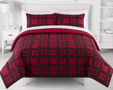 The Big One Plaid Reversible Comforter Set with Sheets – King – Just $64.99! Earn $10 in Kohl’s Cash!